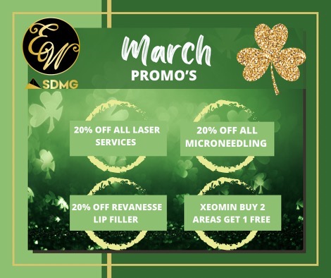 Graphic of March Promos